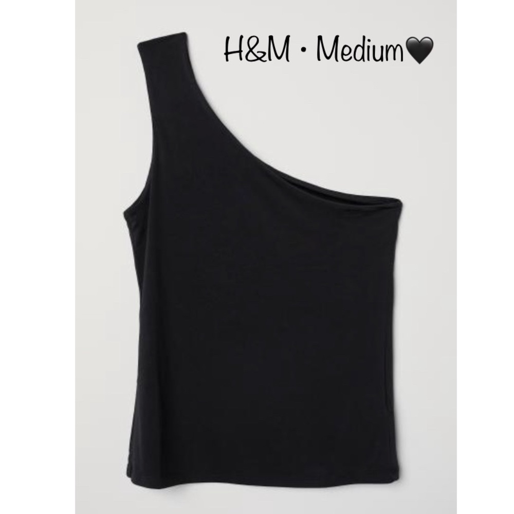 H&m one sleeve top